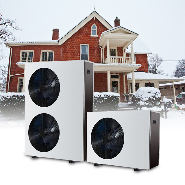 مضخة حرارة الشتاء R32 مصدر الهواء لتدفئة أرضية المنزل
